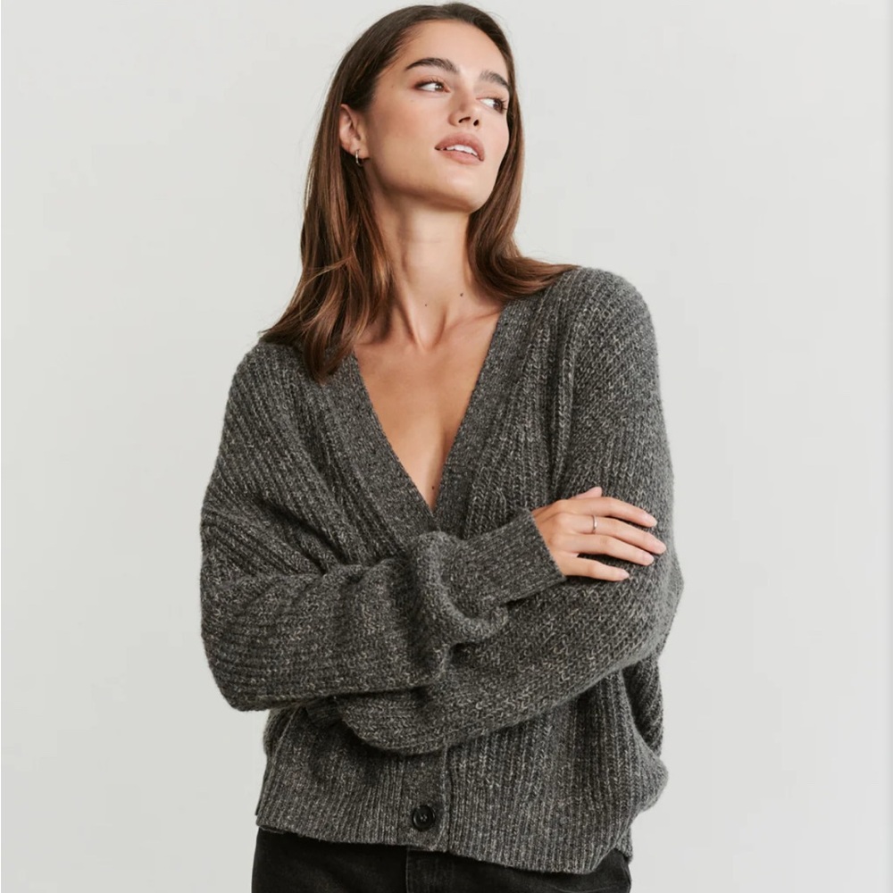 EUC Jenni Kayne Cropped Recycled Cashmere Cocoon, Sz XS